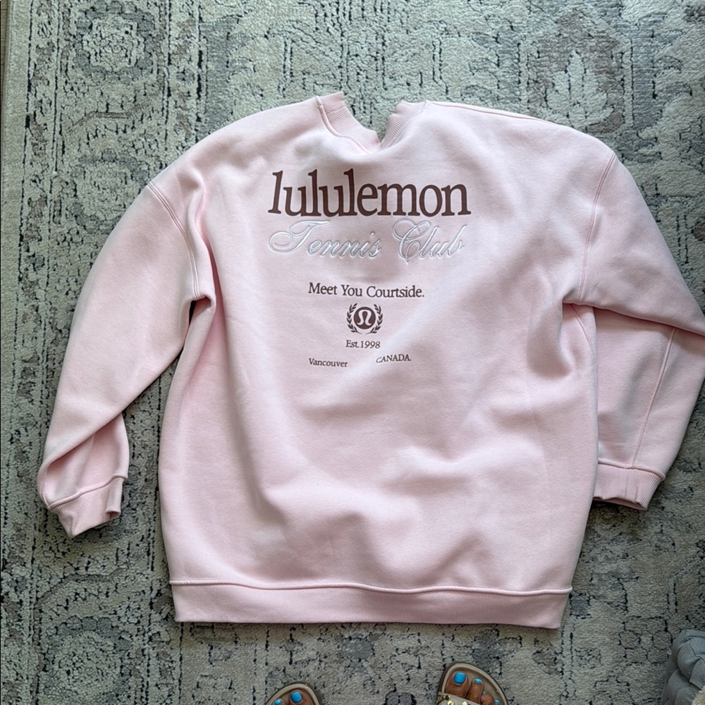 lululemon athletica Pink Crewneck Sweater